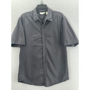 BKE Vintage 67 Western Shirt Mens XL Tailored Fit Pearl Snap Short Sleeve Rodeo